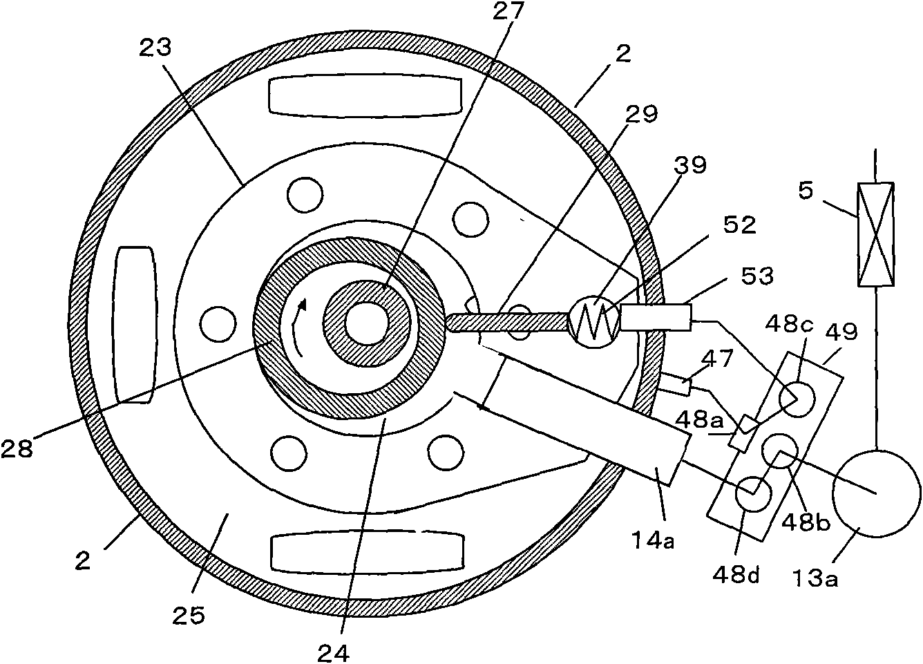 Refrigeration circulating system and application thereof