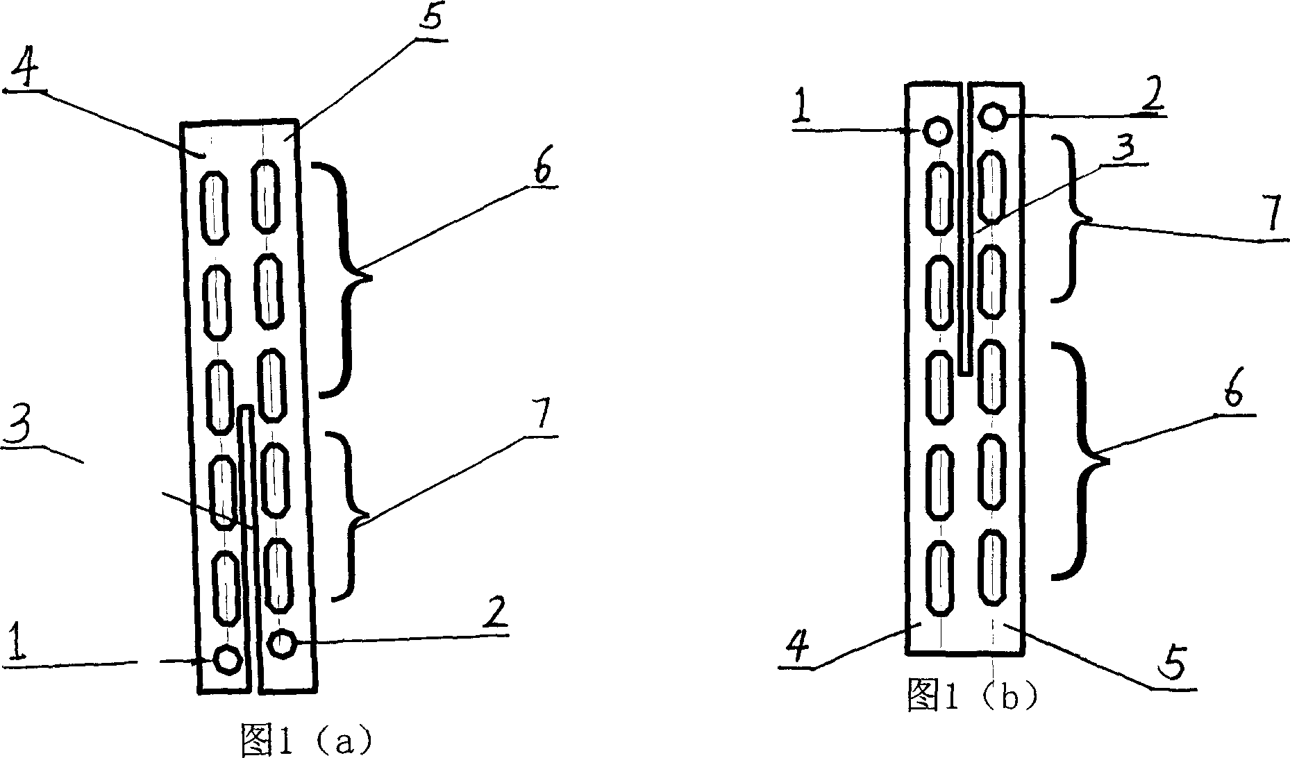Heat exchanger flow circuit arranging method and device
