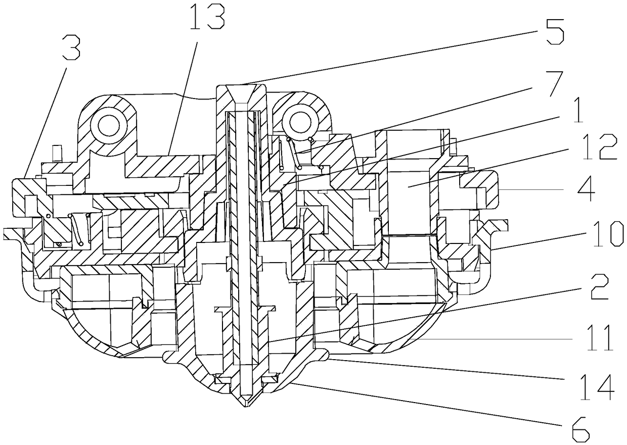 Three-dimensional printer sprayer device with easy-to-disassemblenozzle