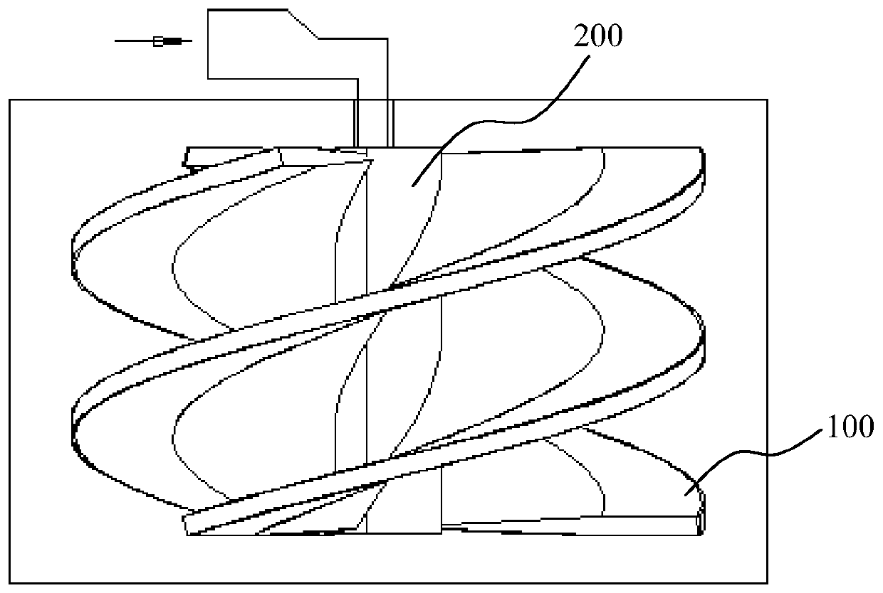 A kind of centrifugal casting stirring impeller and method