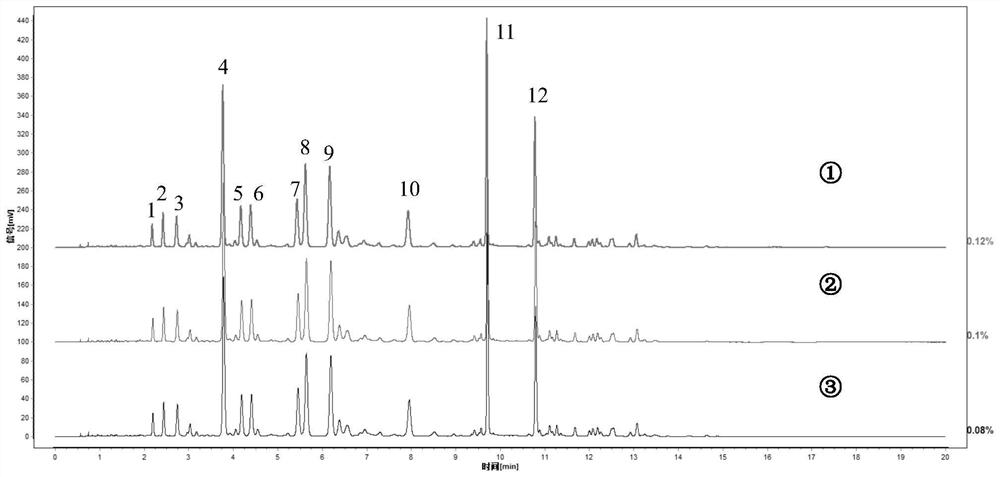 Ginkgo leaf flavone extract as well as preparation method and characteristic spectrum construction method thereof