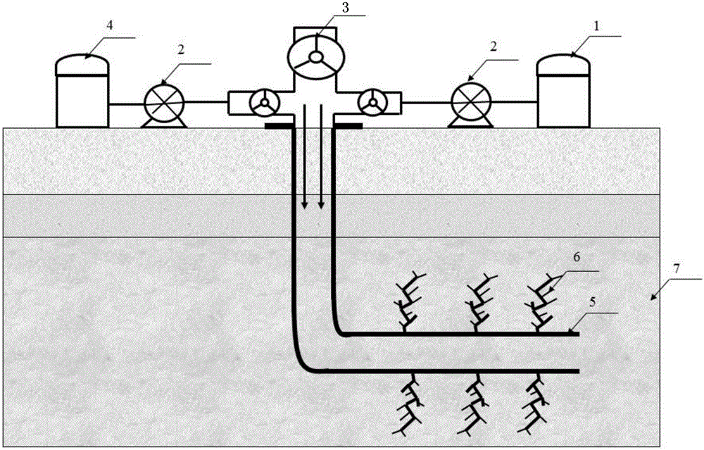 Method for increasing recovery ratio of tight oil reservoir through CO2 foam huff and puff