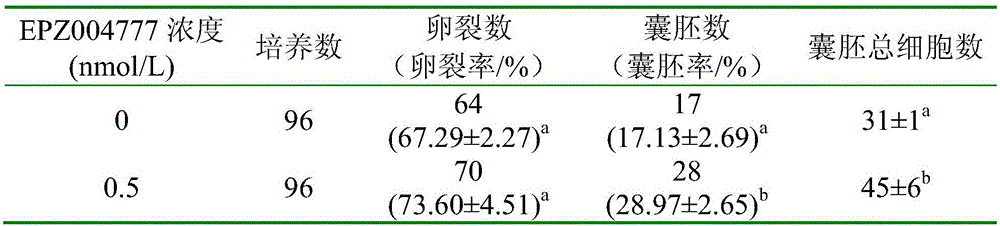 A culture medium for promoting in vitro development of porcine somatic cell cloned embryos