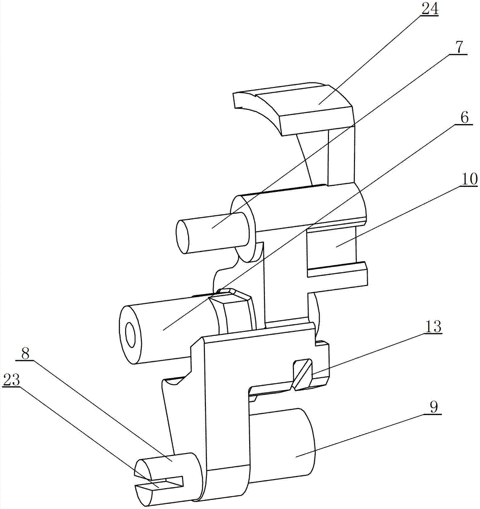 Easily-assembled small circuit breaker and operating mechanism thereof