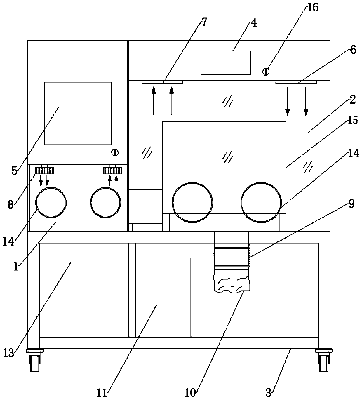 Unmanned isolation detection system and method for high-risk pathogenic microorganisms