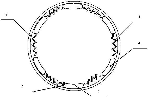 A kind of inner hole support device for thin-walled rotating body parts