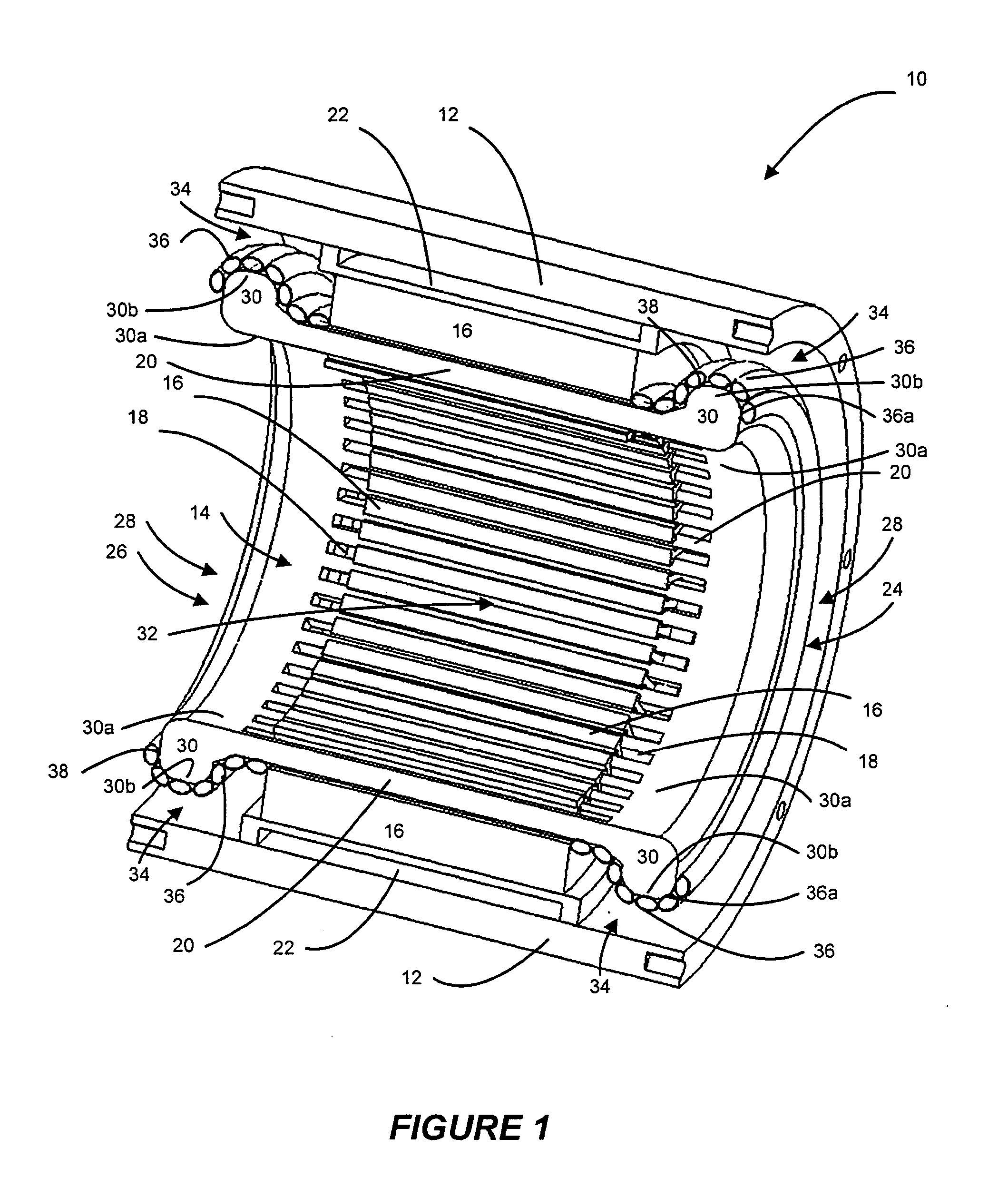 Method and apparatus for heat removal from electric motor winding end-turns