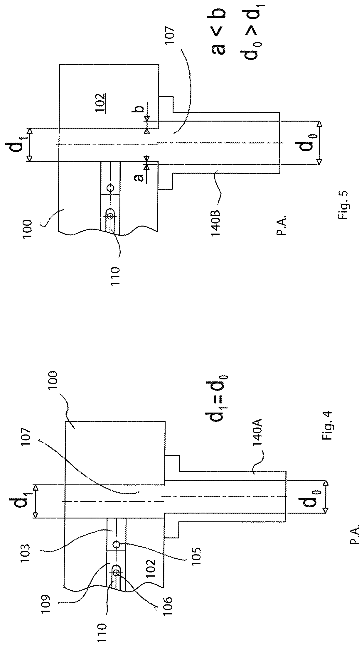 High-pressure mixing device with single-piece delivery duct