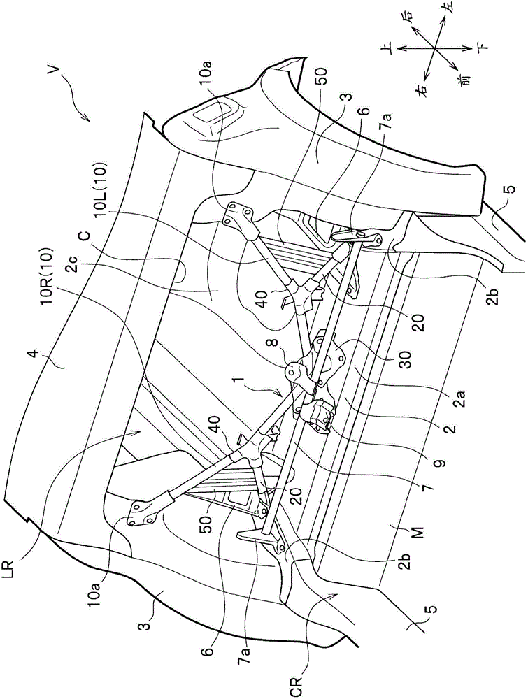 Vehicle body rear structure