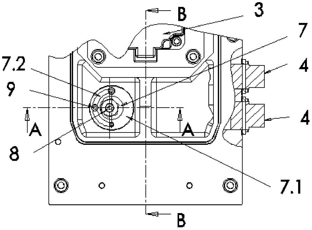 A servo tool holder structure and its application method