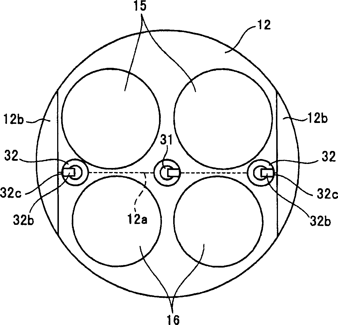 Multi-spot combustion engine