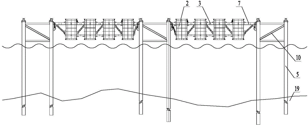 Stable structure and drilling platform construction method based on stable structure