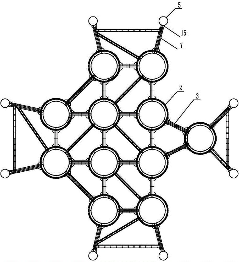 Stable structure and drilling platform construction method based on stable structure