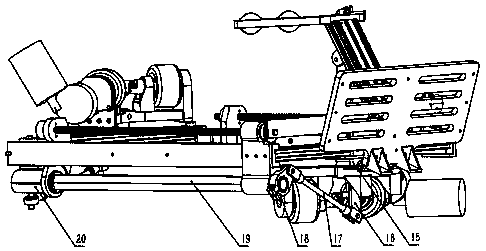 Electric rod climbing machine