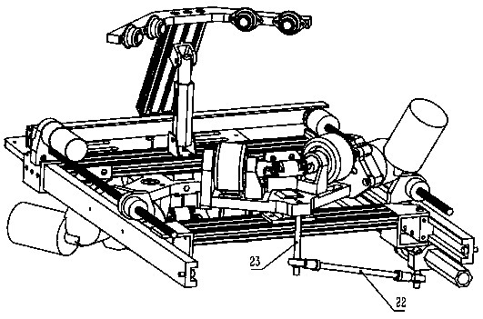 Electric rod climbing machine