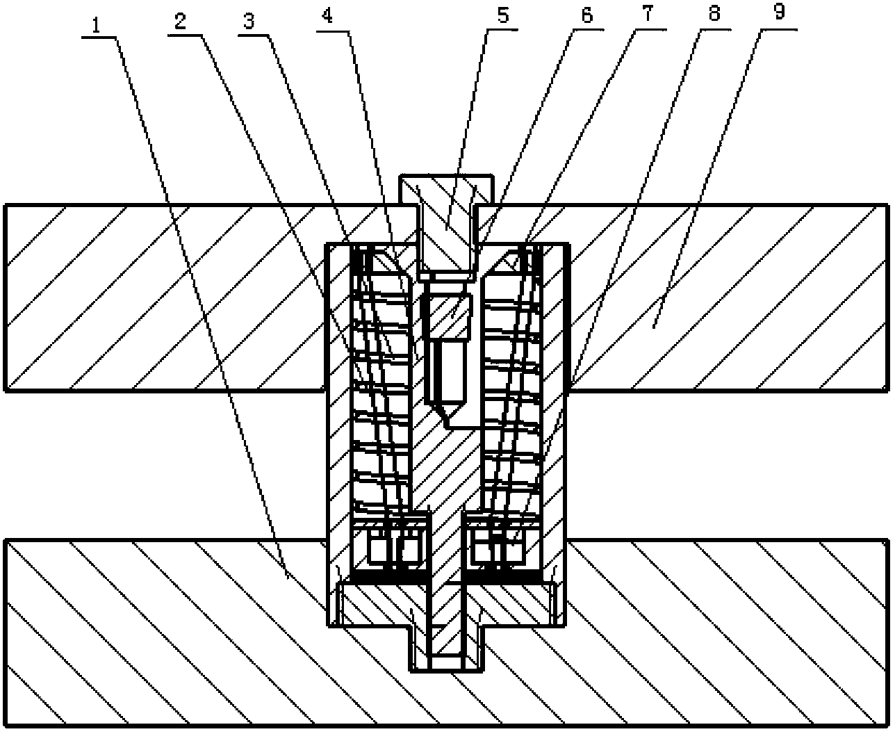 Fuse SMA (shape memory alloy) wire space connecting and disconnecting mechanism