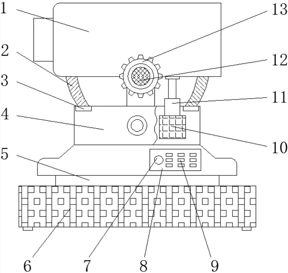 Steady and precise-control surveying instrument assist device