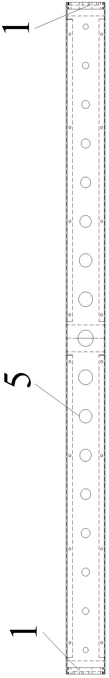 A flat panel display back air cooling device