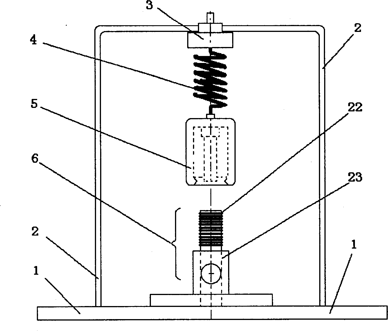 Forced vibration demonstration experiment instrument