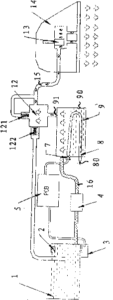 Steam generation apparatus and vapor iron using the same