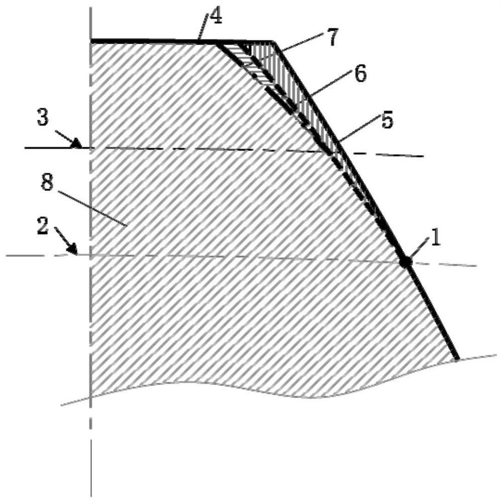 A tooth tip repairing method to improve the bonded bearing capacity of involute cylindrical gears