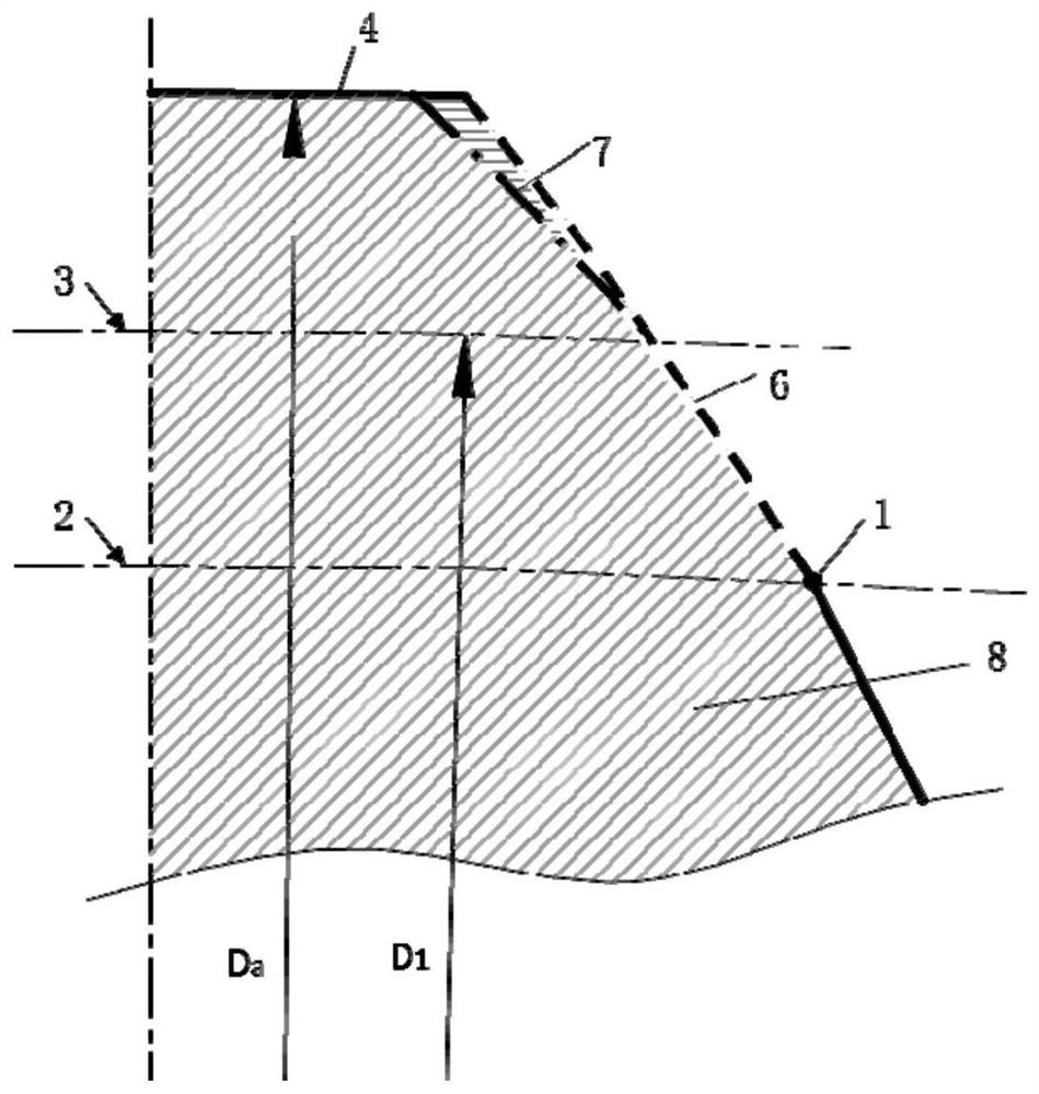 A tooth tip repairing method to improve the bonded bearing capacity of involute cylindrical gears