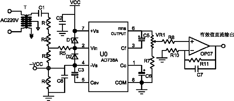 Digital stabilized power supply control circuit based on SPLD (simple programmable logic device)