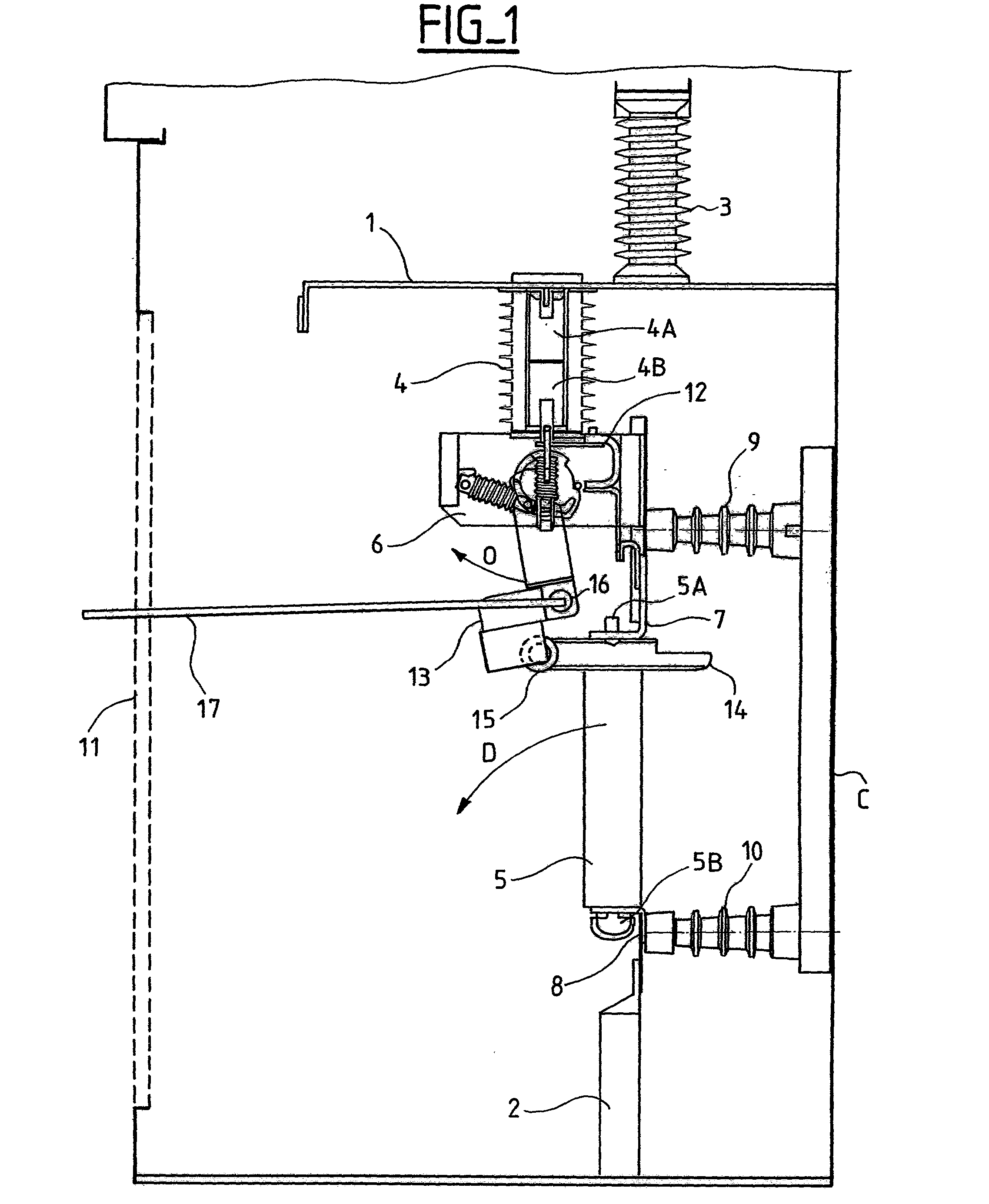 Safety device applied to engaging and disengaging a fuse in medium voltage electrical gear