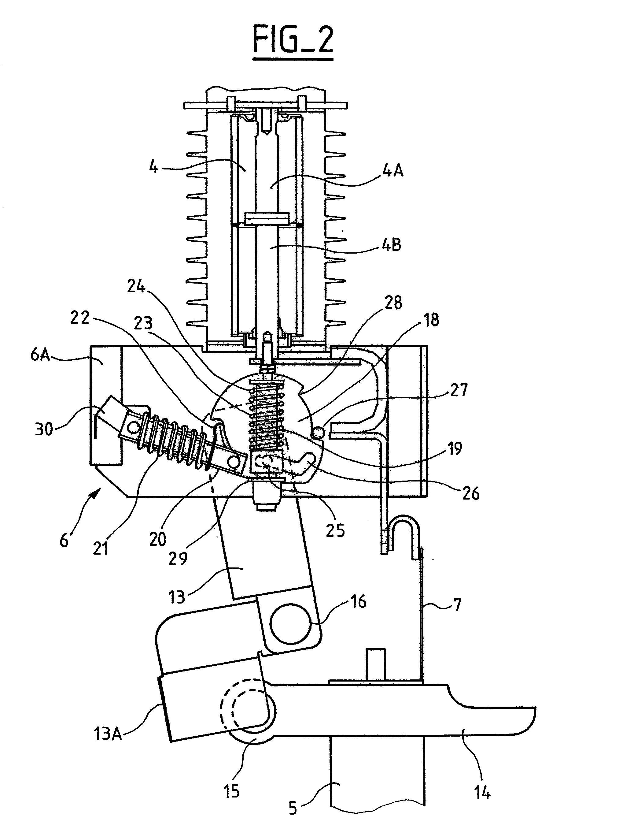 Safety device applied to engaging and disengaging a fuse in medium voltage electrical gear