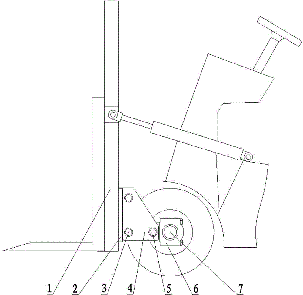 Transporting vehicle goods translation device