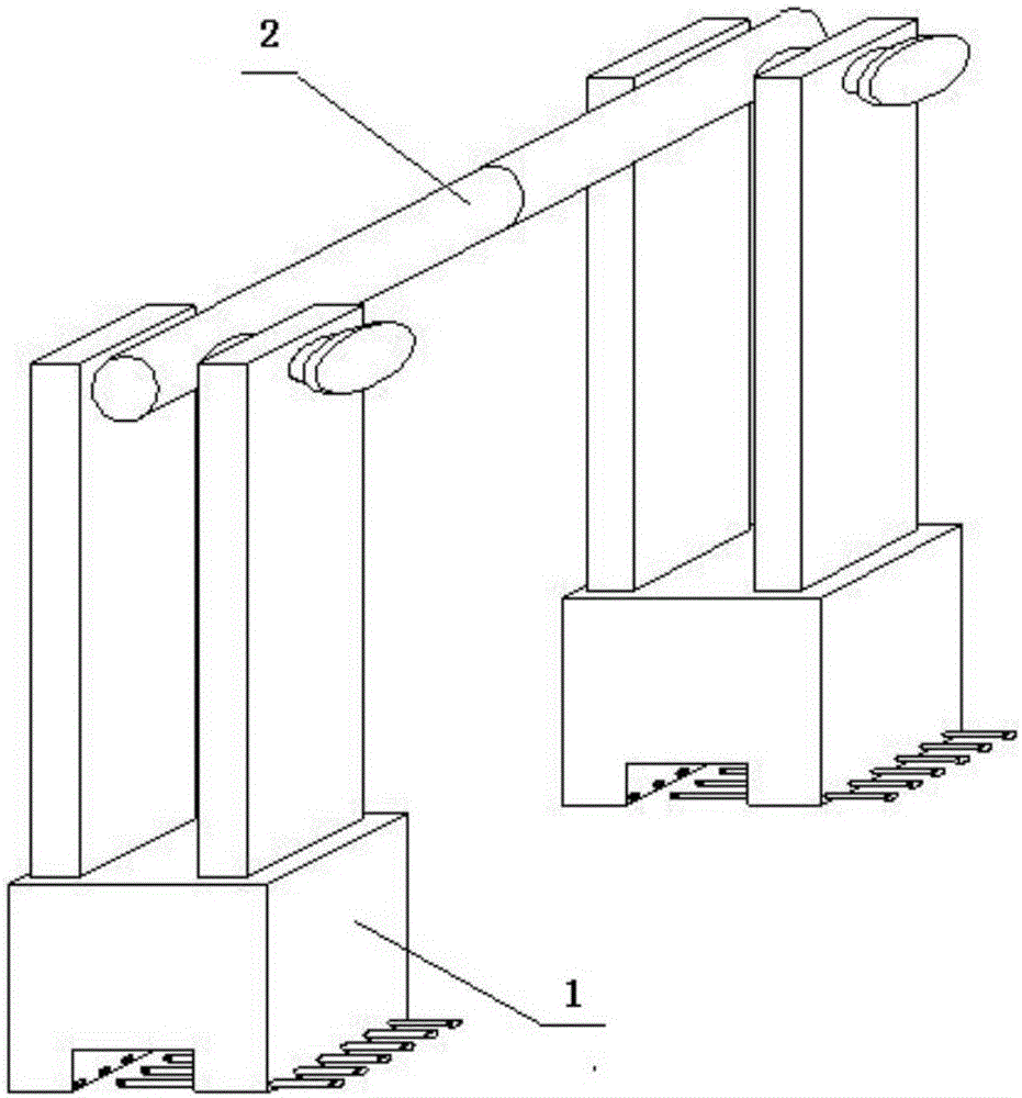 Anti-falling device of electric coil classification shelf