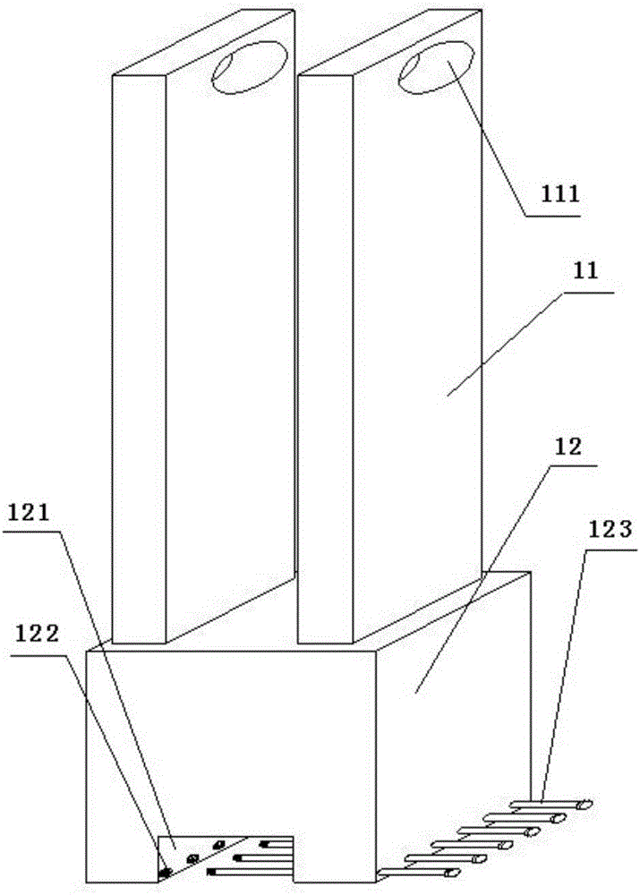 Anti-falling device of electric coil classification shelf