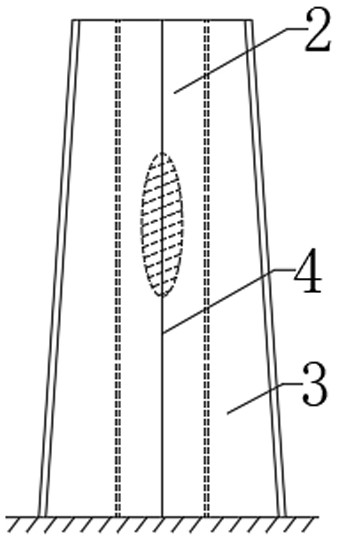 High tower type geothermal production well and using method thereof