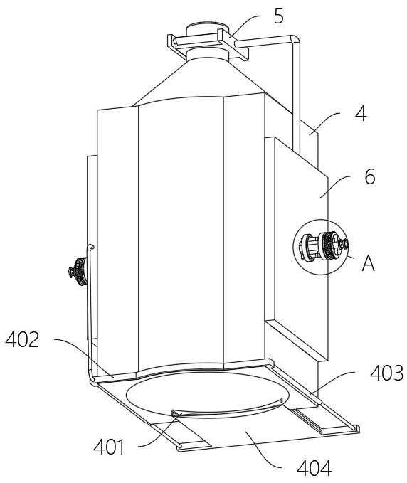 Chemical raw material dumping device based on chemical production