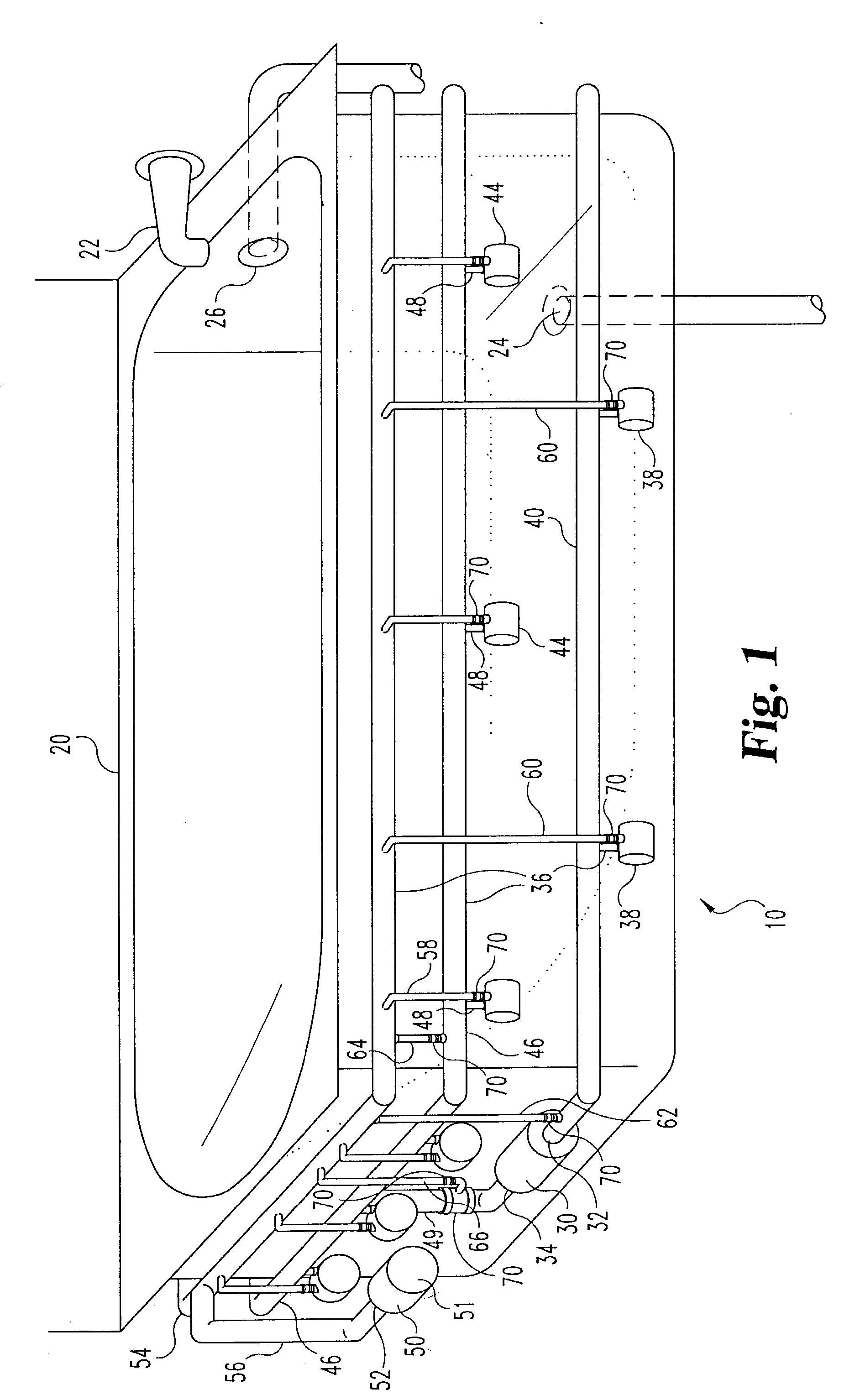 Method and apparatus for automatically disinfecting plumbing fixtures