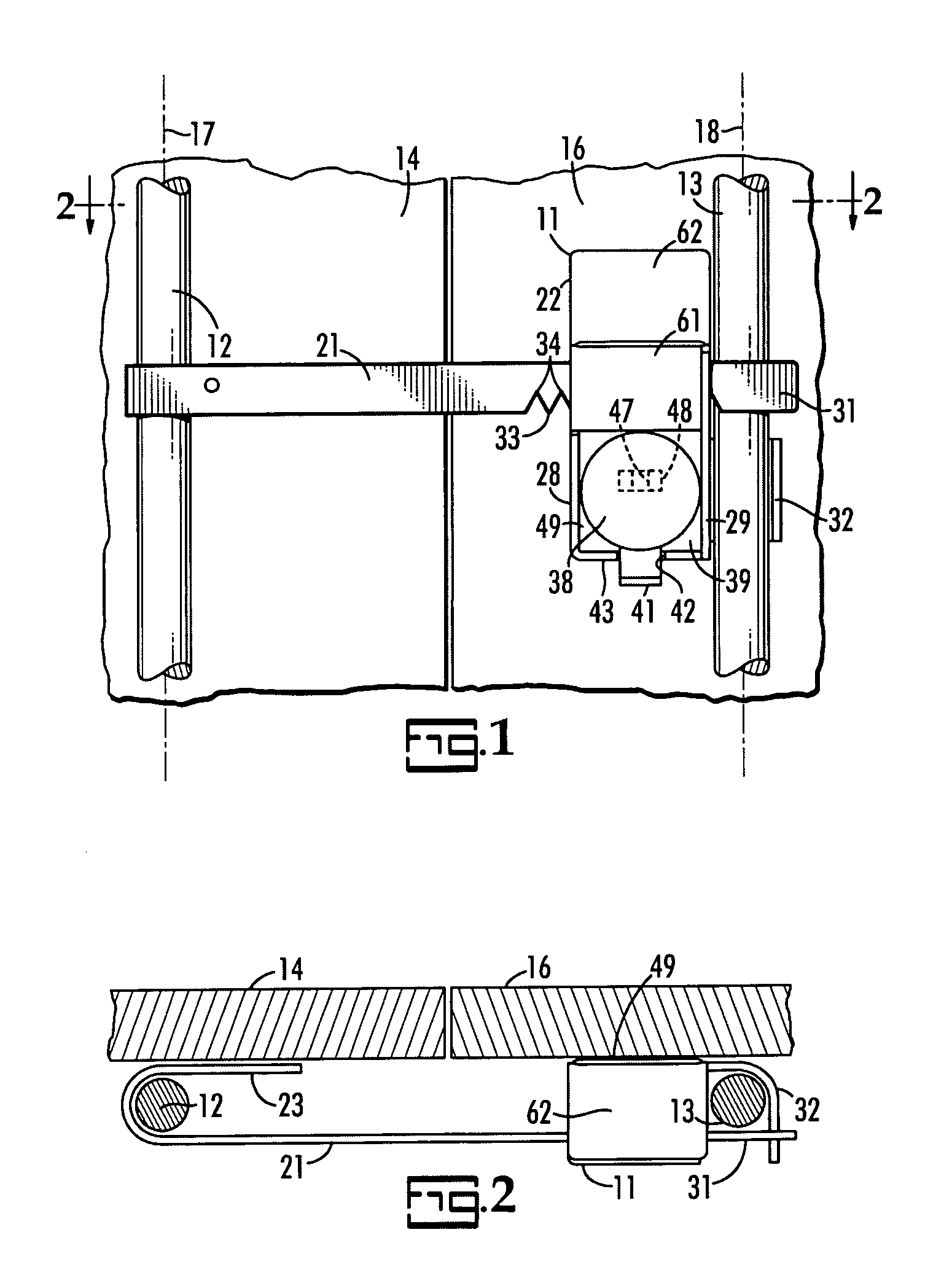 Security device for container door stanchions