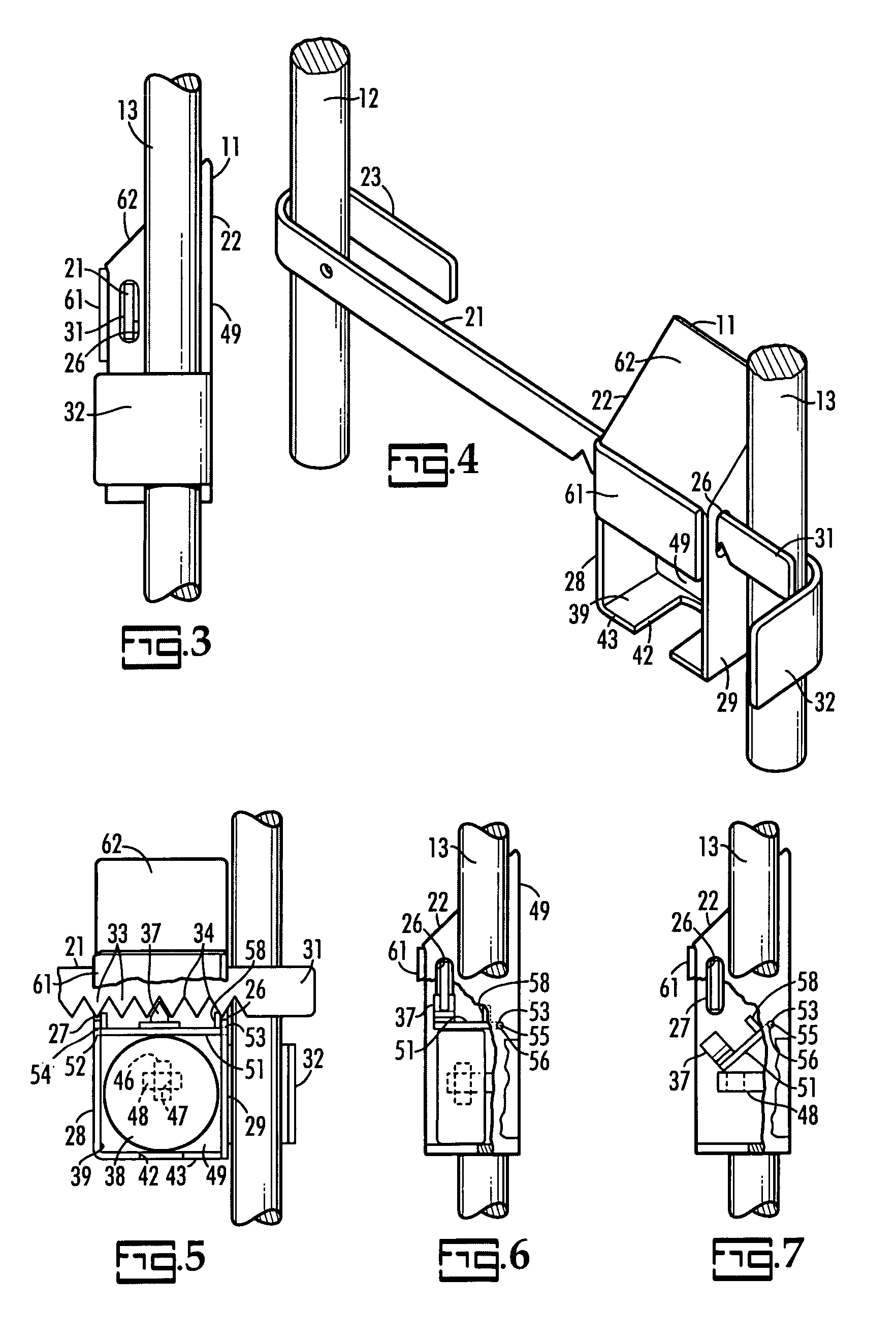 Security device for container door stanchions