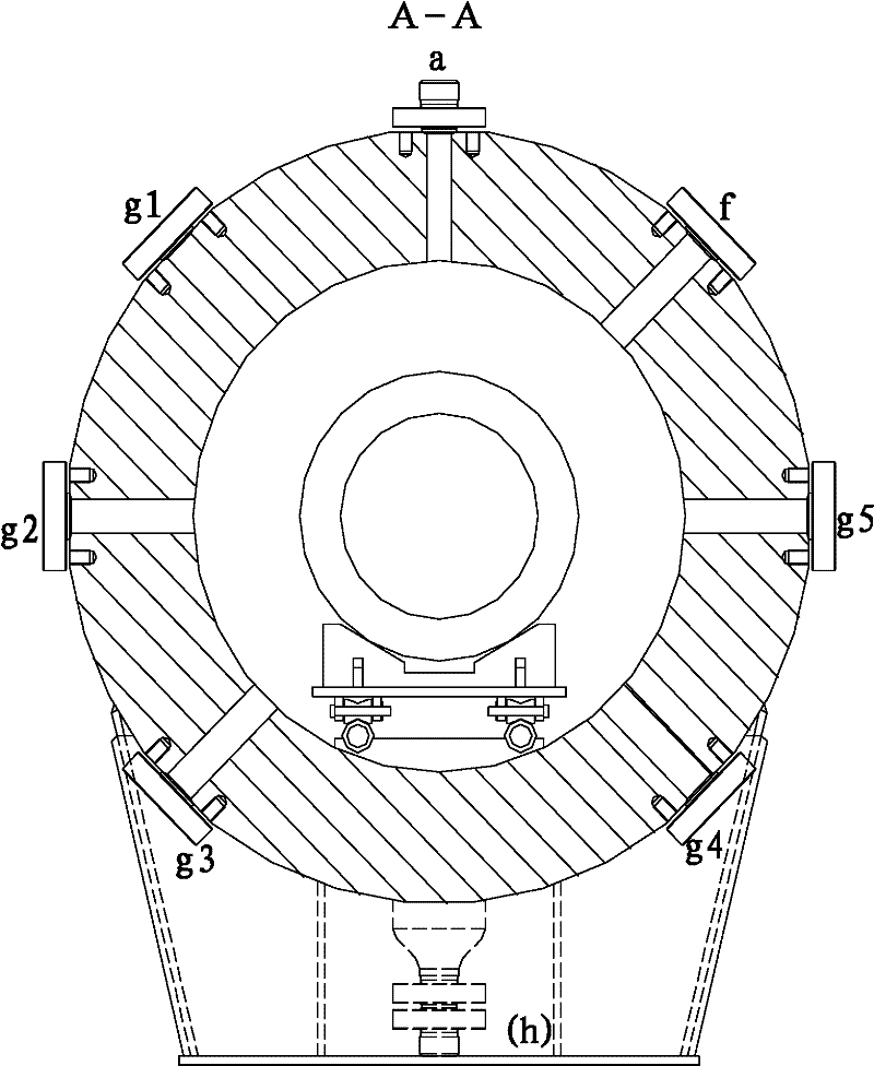 Buckling test device for deepwater submarine conduit