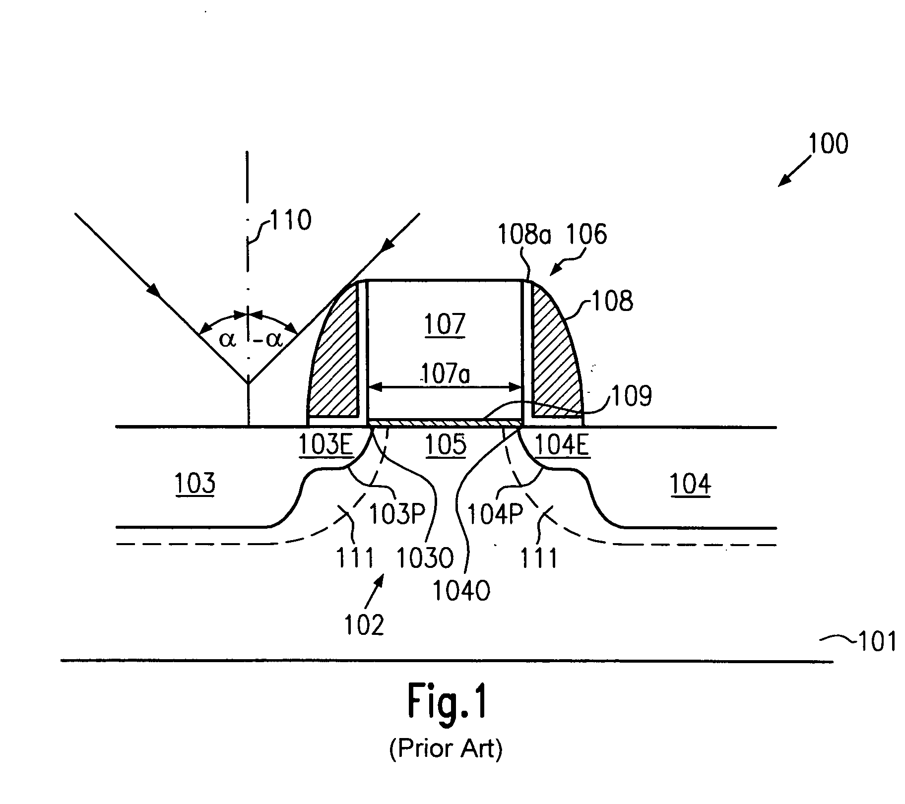 Transistor having an asymmetric source/drain and halo implantation region and a method of forming the same