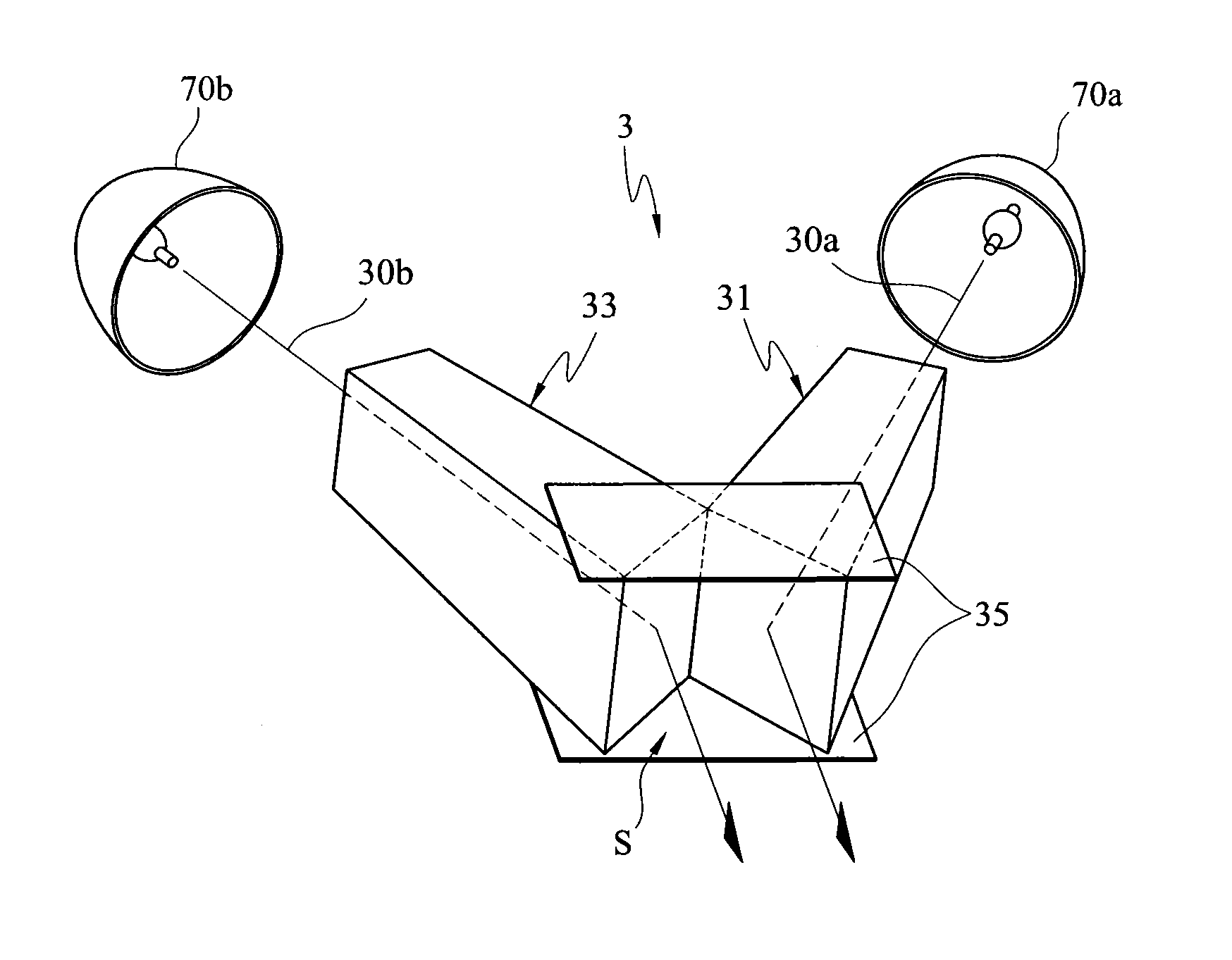 Light integration apparatus for use in a projection device