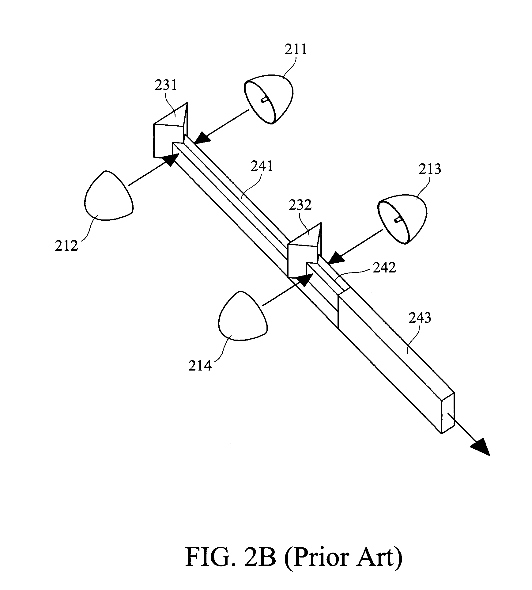 Light integration apparatus for use in a projection device