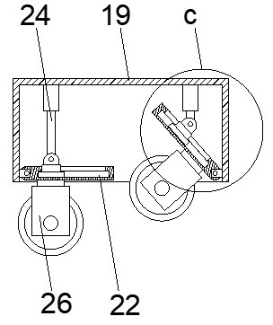 Paddy field flat ground slurry stirring machine