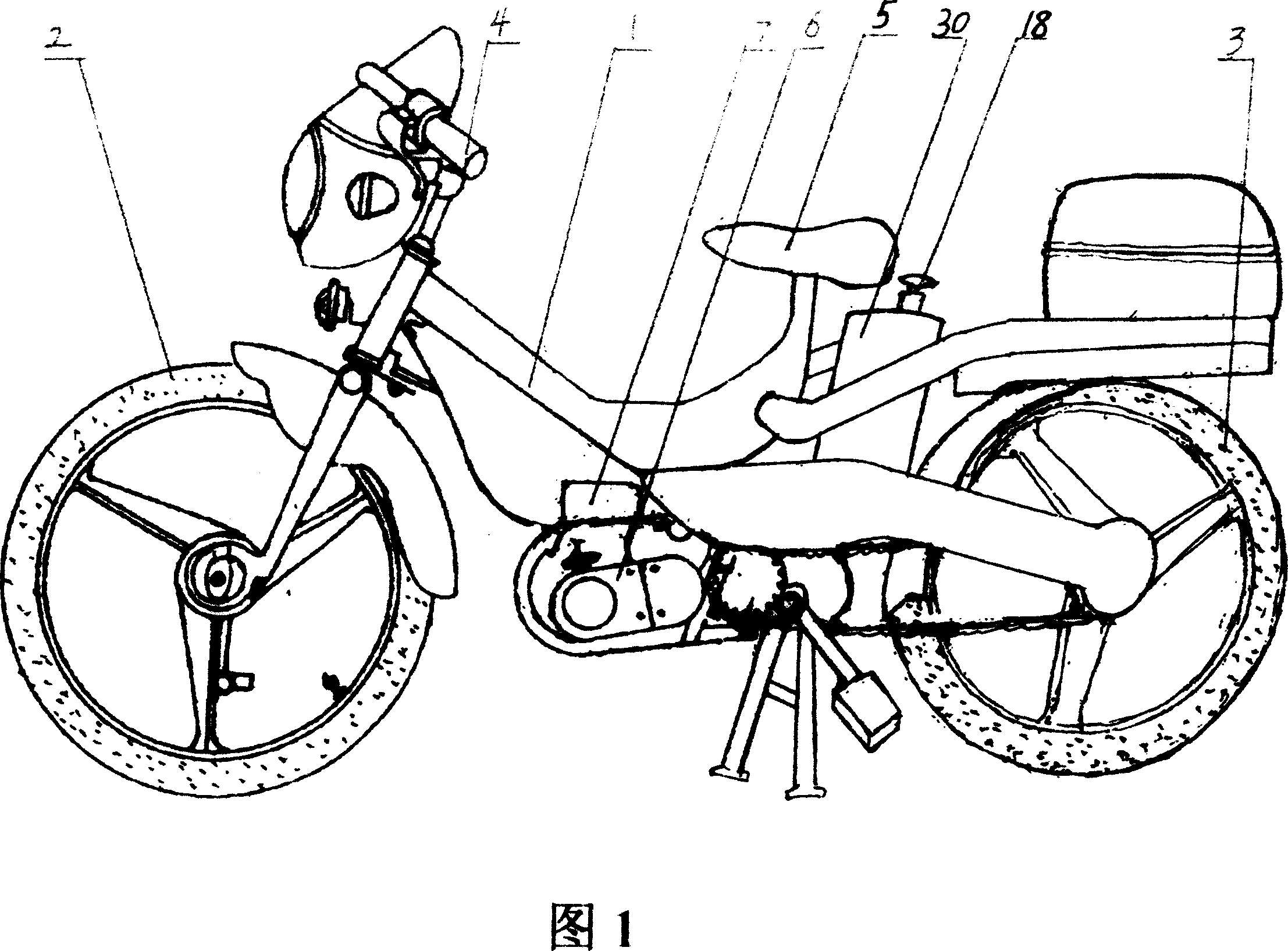 Liquefied petroleum gas driven bicycle