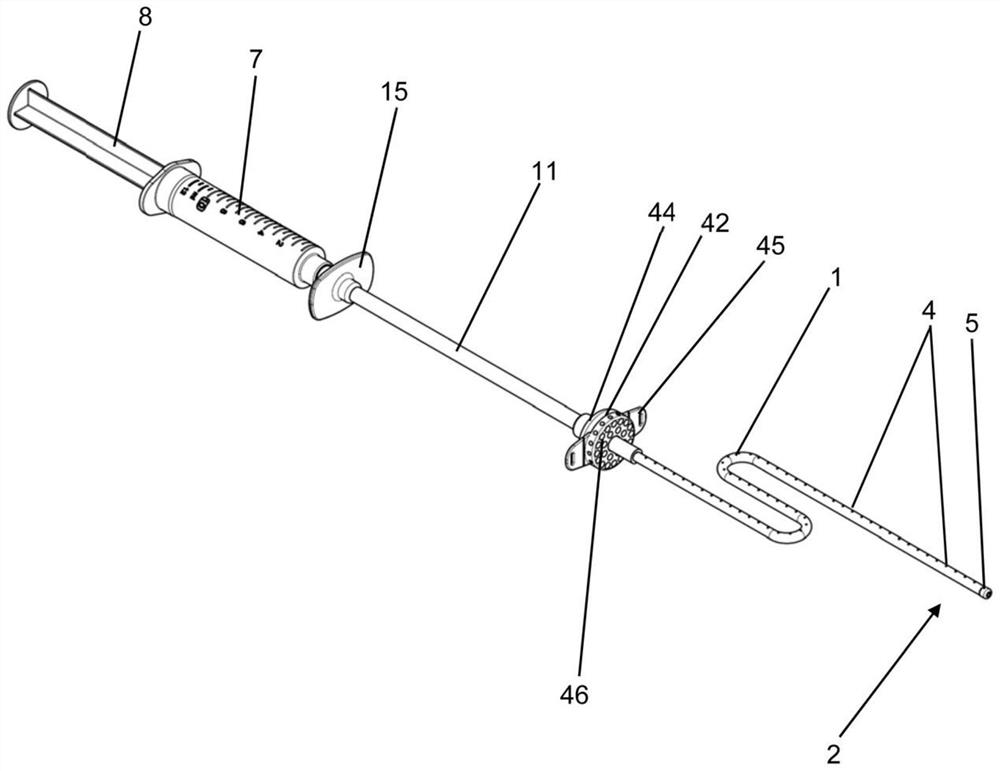 Device for temporary, local administration of fluids