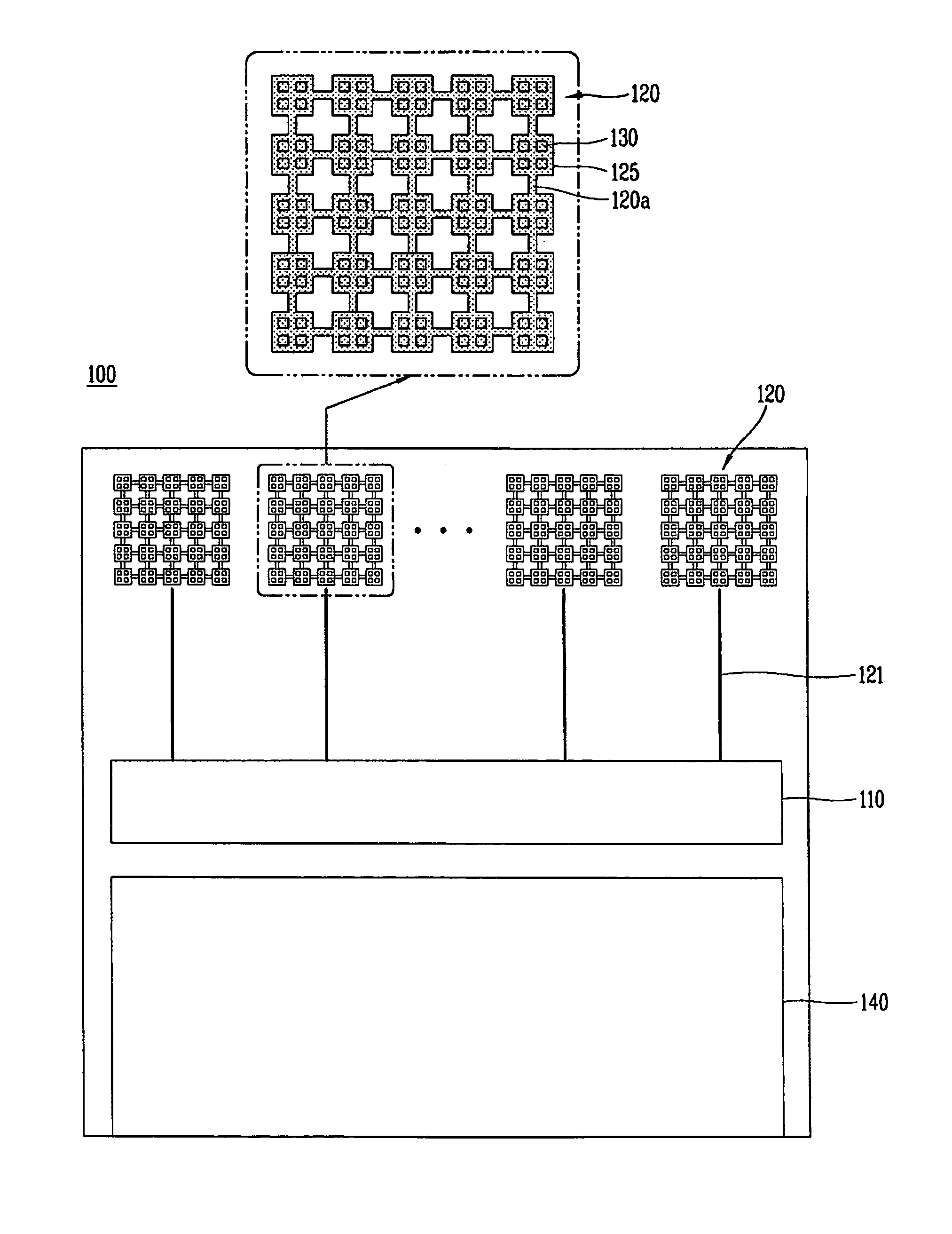Aging pad and flat panel display device having the same