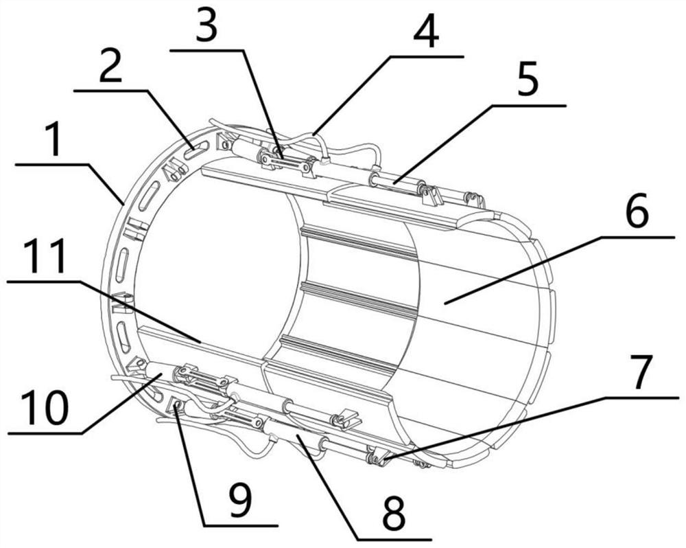 Thrust vectoring nozzle and control method thereof