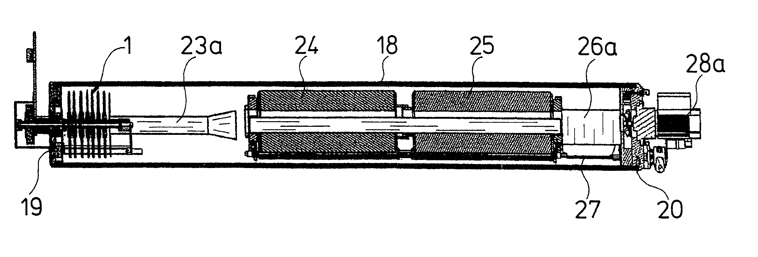 Reactor comprising a stack of filter plates