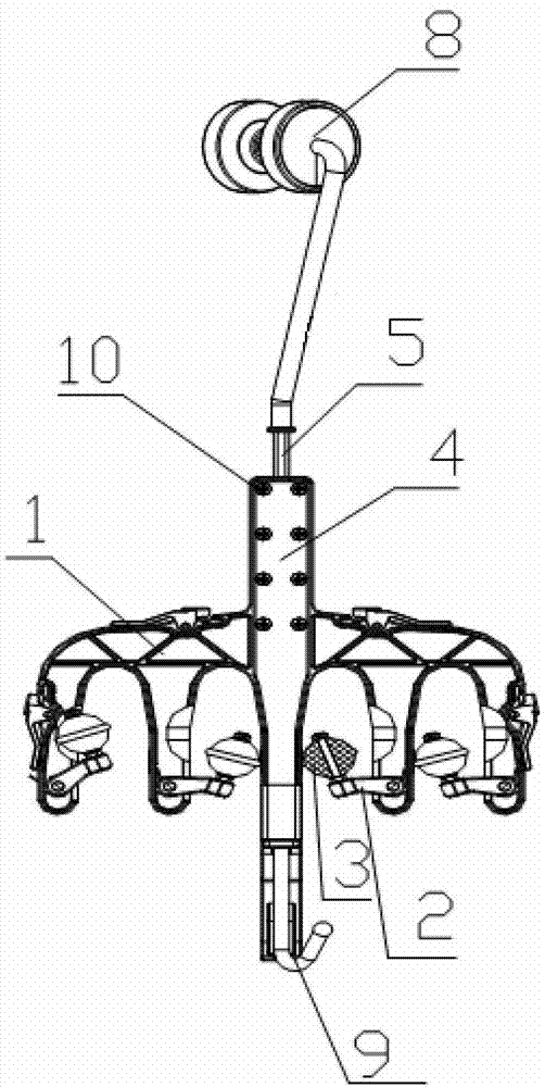 Telescopic ball hook clothes hanger