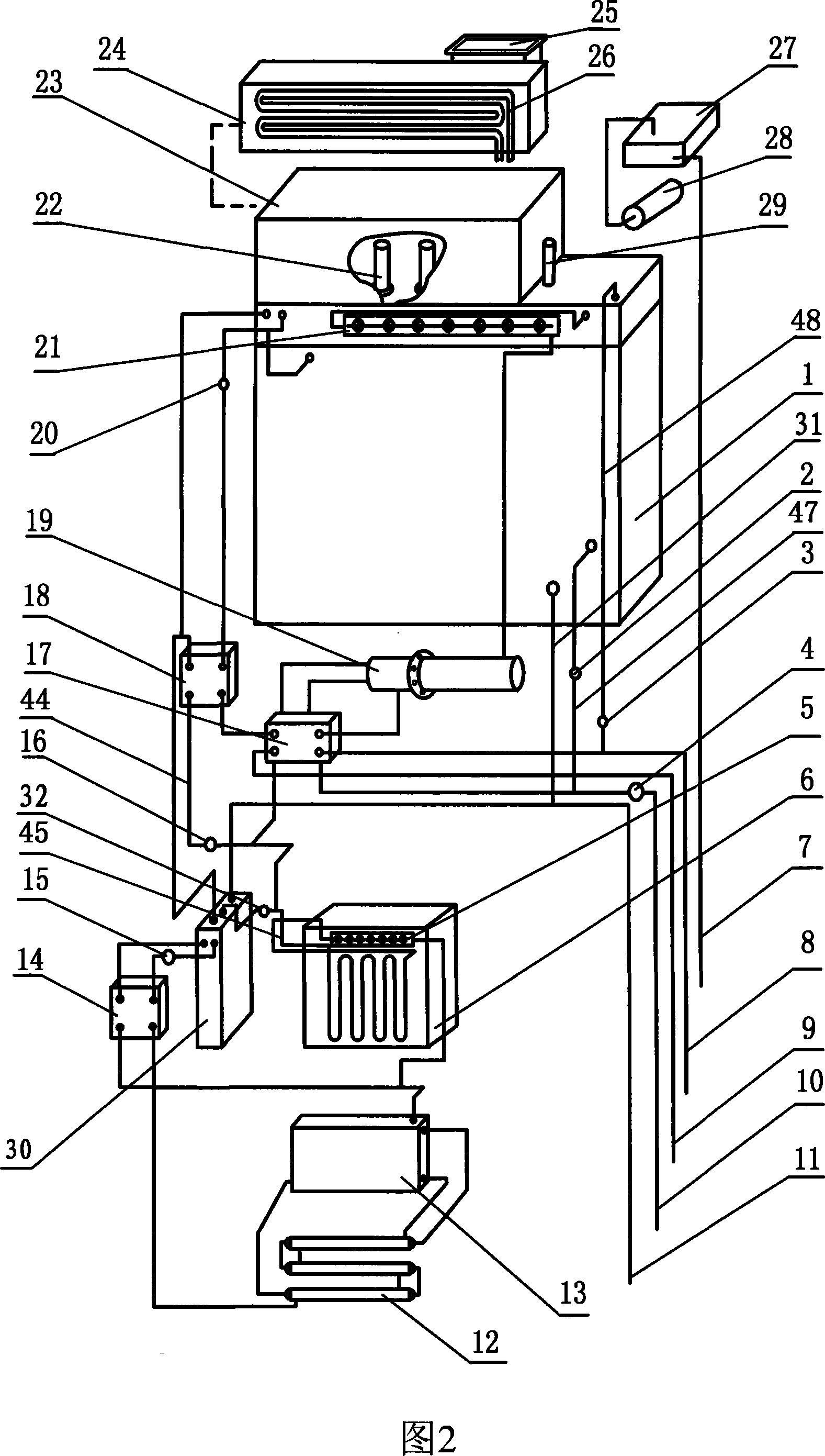 Full-automatic thermal storage electric boiler