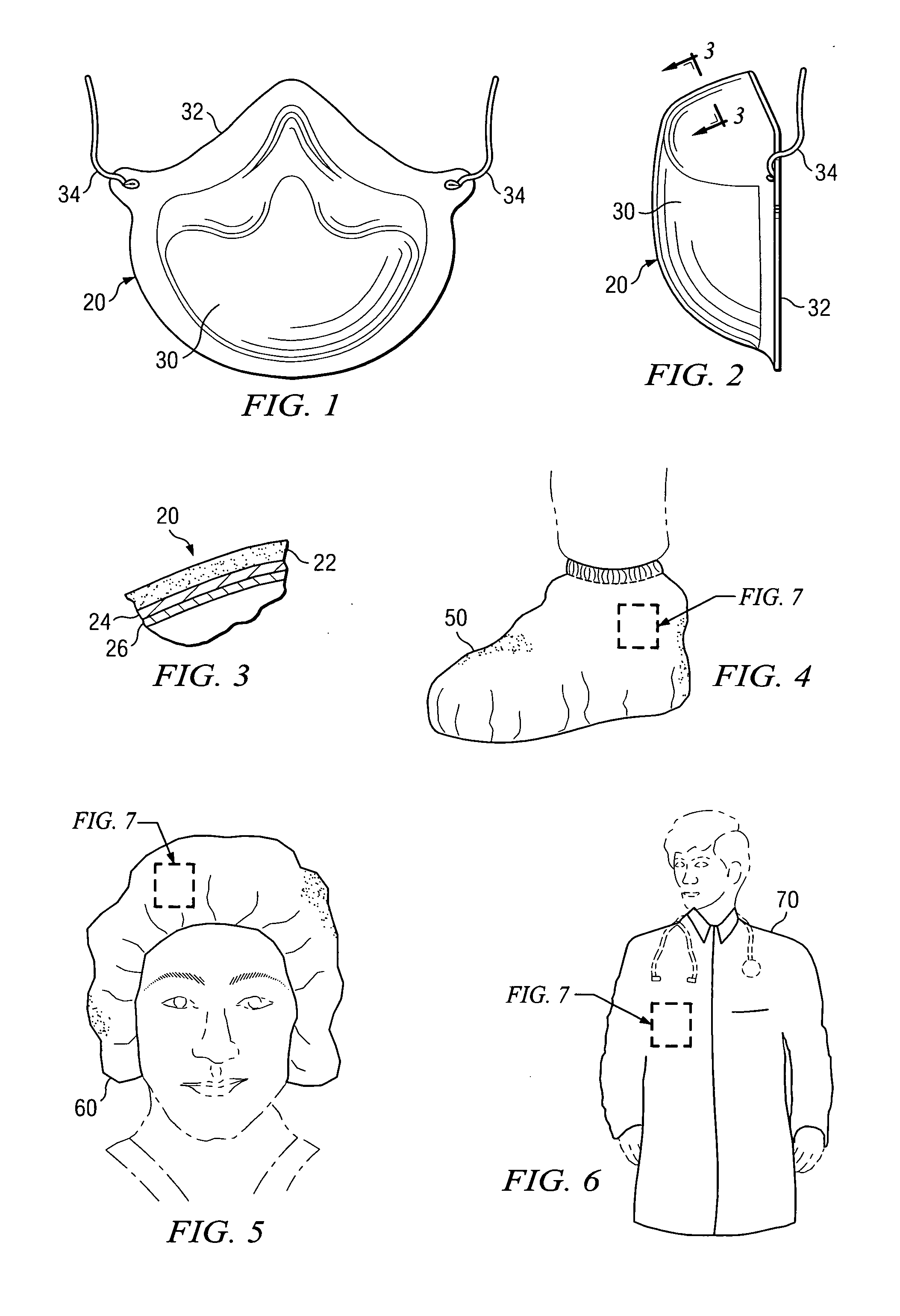 Multiple layer nonwoven products and methods for creating color schemes and for producing such products